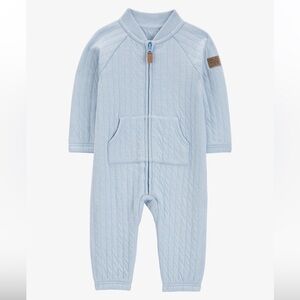 Carter's Baby Zip Up Doubleknit Jumpsuit
